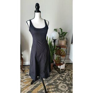 Bitten black dress fit and flare Audrey Hepburn style by Sarah Jessica Parker